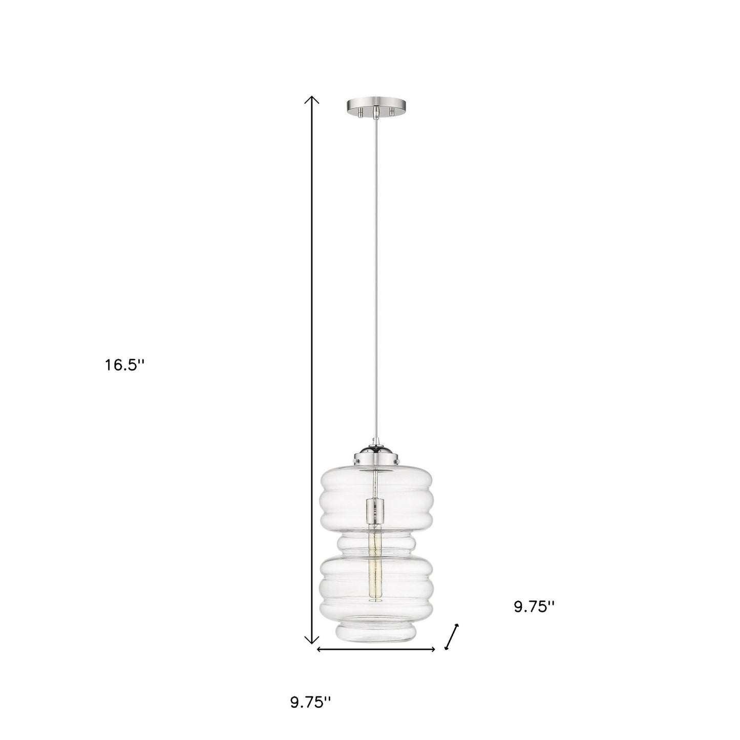 Ballina 1-Light Nickel Mini-Pendant