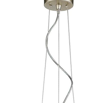 Layla 1-Light Washed Gold Bowl Pendant