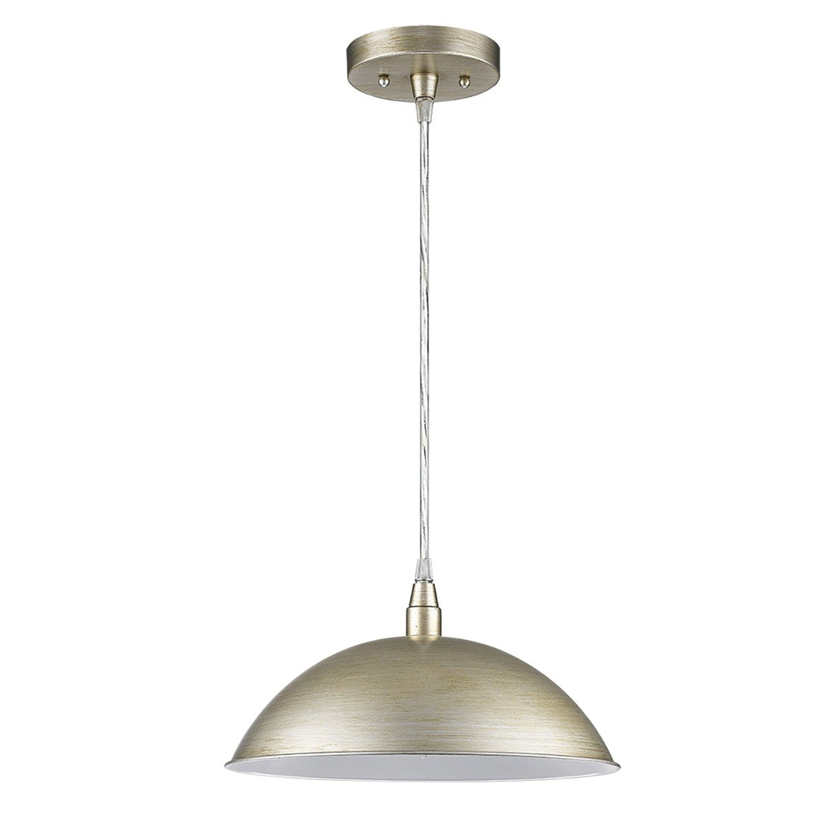 Silver Hanging Light w/ Shade