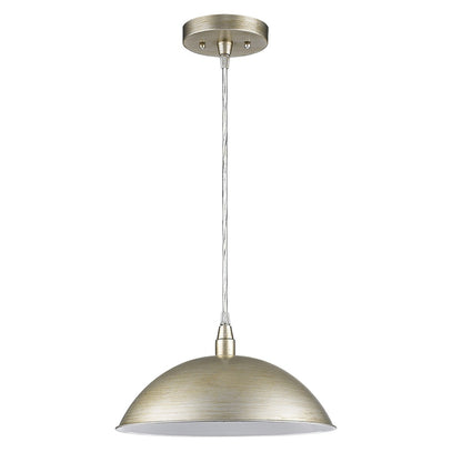 Silver Hanging Light w/ Shade