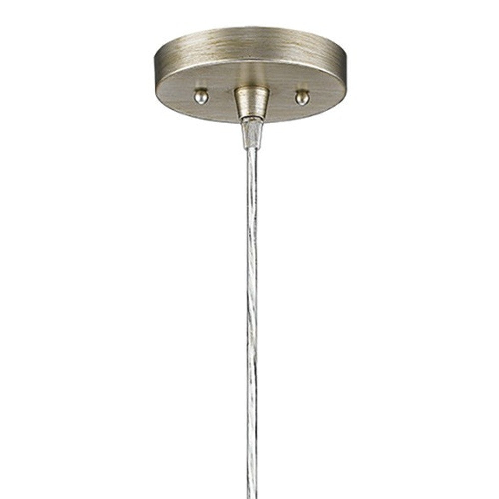 Silver Hanging Light w/ Shade