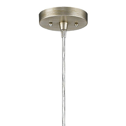Silver Hanging Light w/ Shade