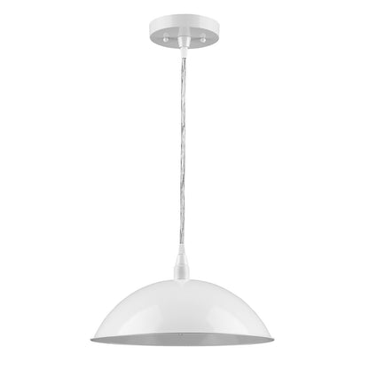 White Hanging Light w/ Shade