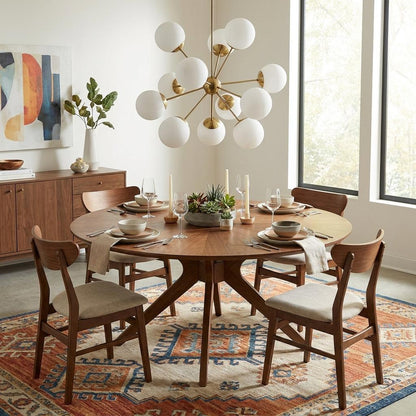 Brass Sputnik 12 Light Frosted Dimmable Chandelier