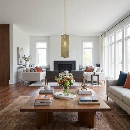 Basetti 4-Light Gold Pendant
