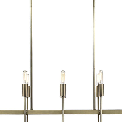 Perret 20-Light Aged Brass Pendant