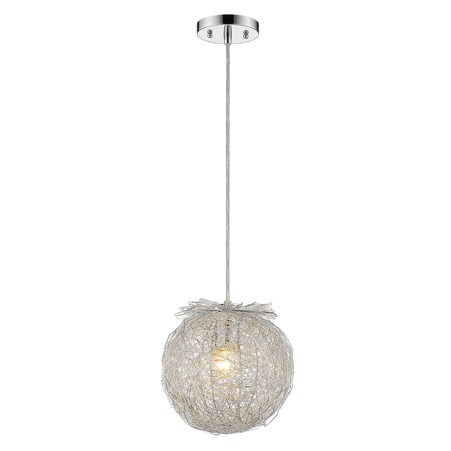 White Ceiling Light w/ Shades
