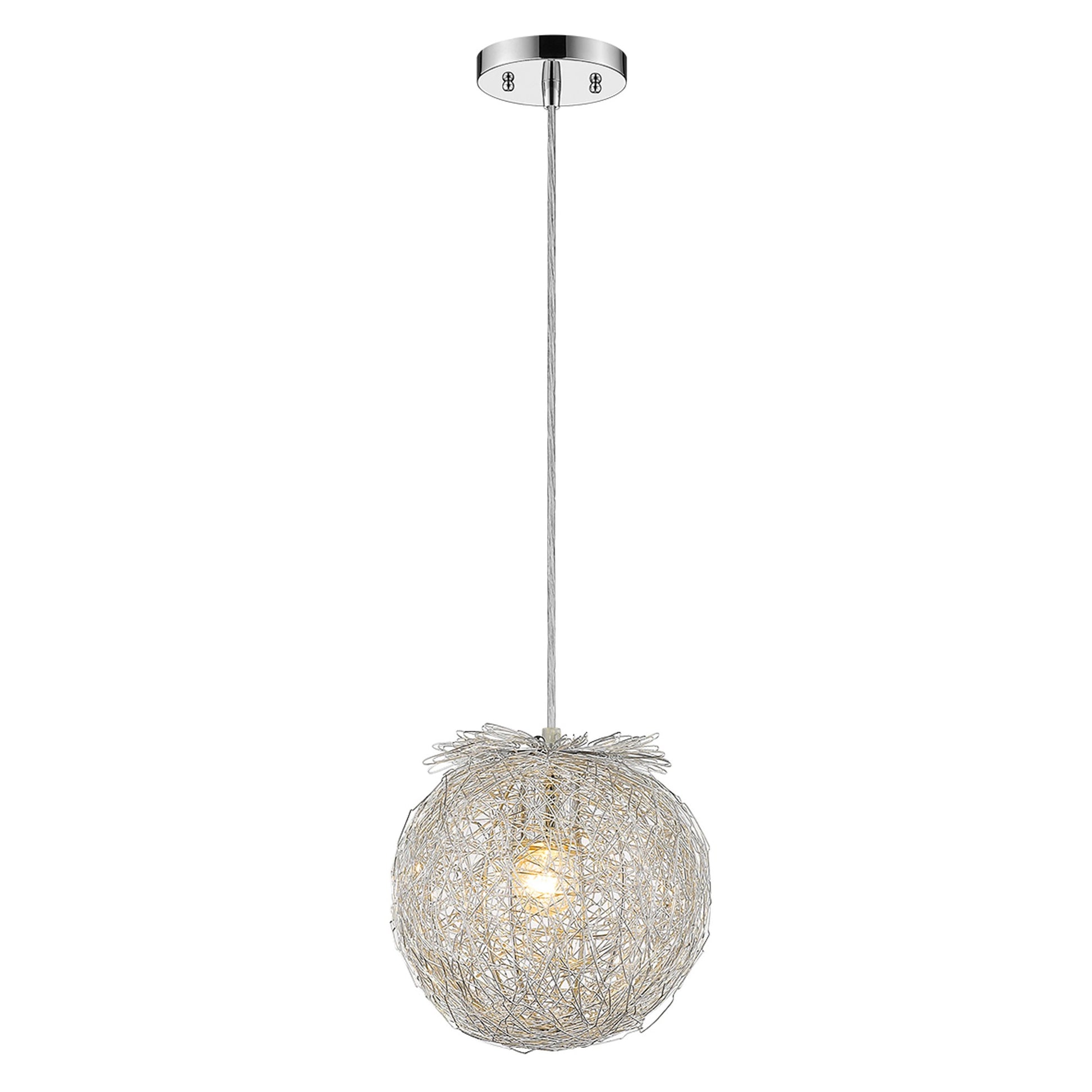 White Ceiling Light w/ Shades