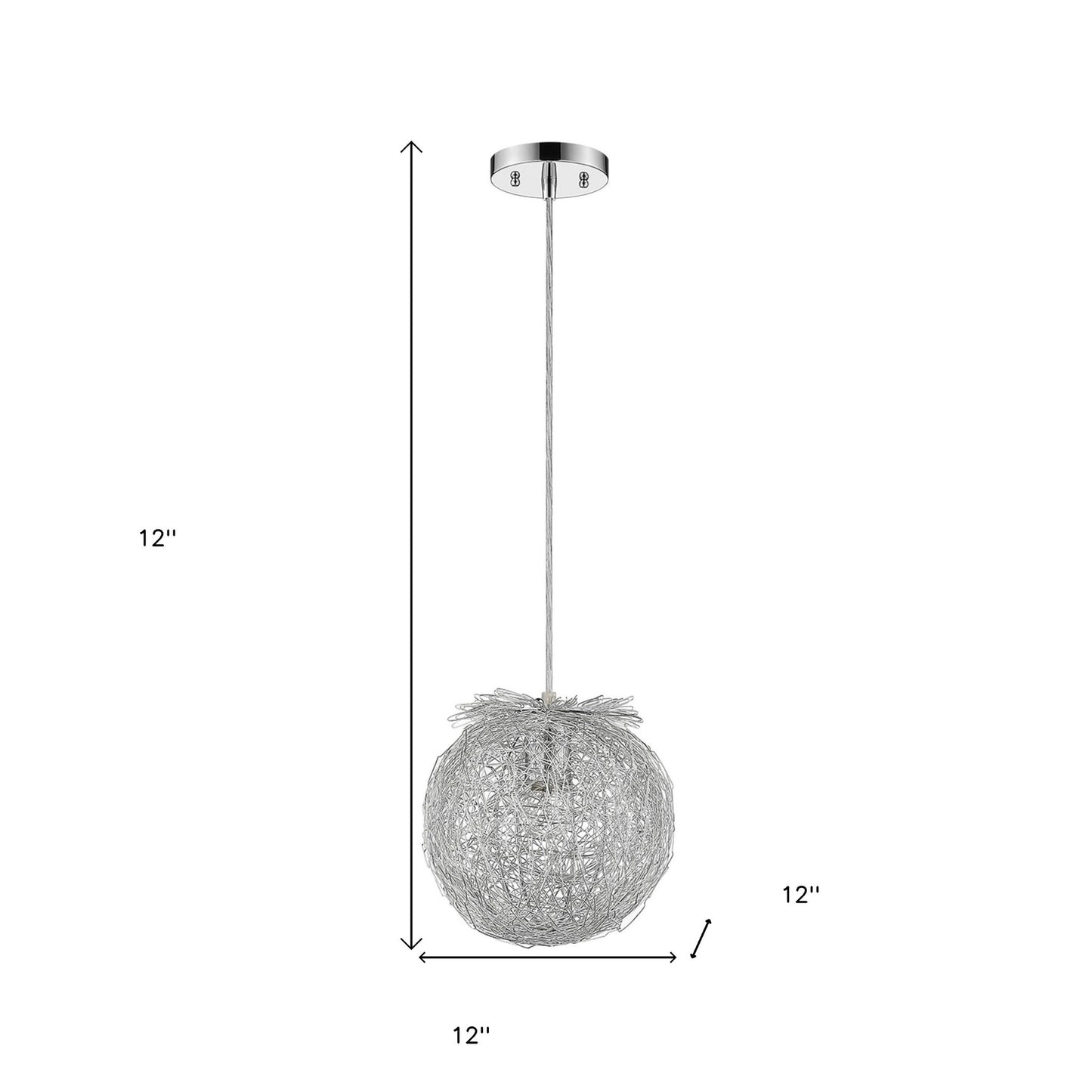 White Ceiling Light w/ Shades