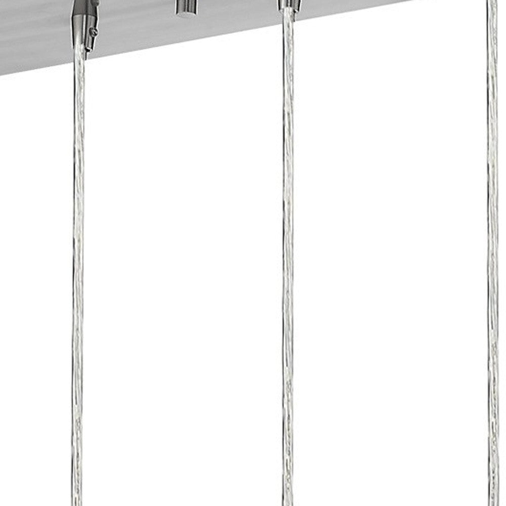 Scope 4-Light Brushed Nickel Pendant