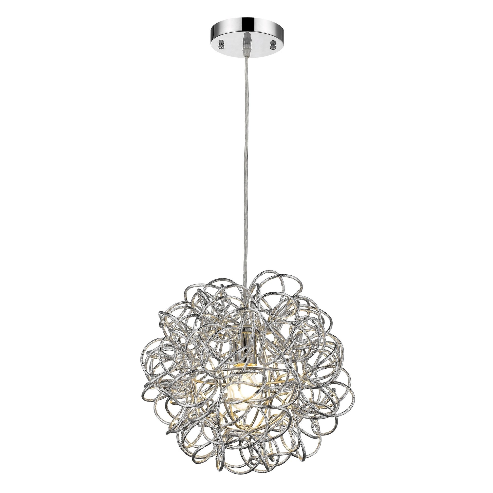 Mingle 1-Light Chrome Pendant