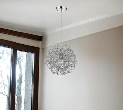 Mingle 1-Light Chrome Pendant