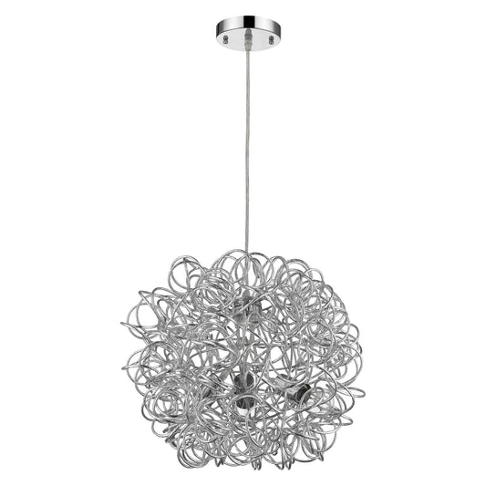 Mingle 3-Light Chrome Pendant