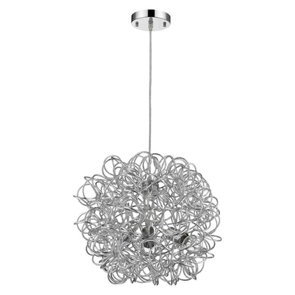 Mingle 3-Light Chrome Pendant