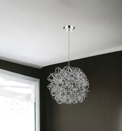 Mingle 3-Light Chrome Pendant
