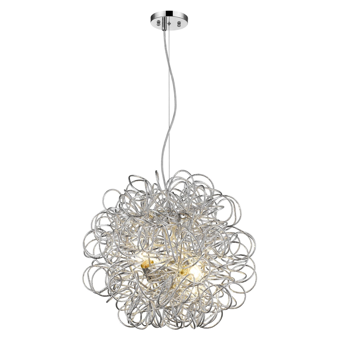 Mingle 4-Light Chrome Pendant
