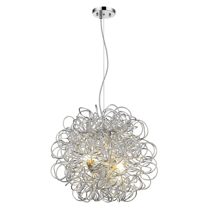 Mingle 4-Light Chrome Pendant