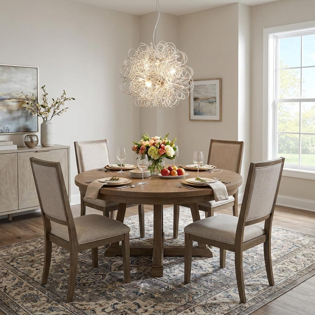 Mingle 4-Light Chrome Pendant