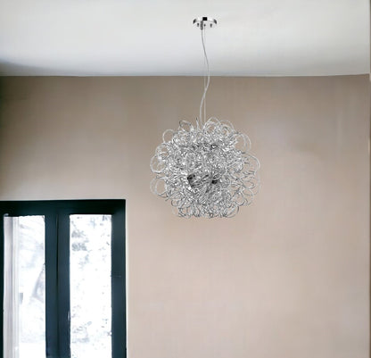 Mingle 4-Light Chrome Pendant