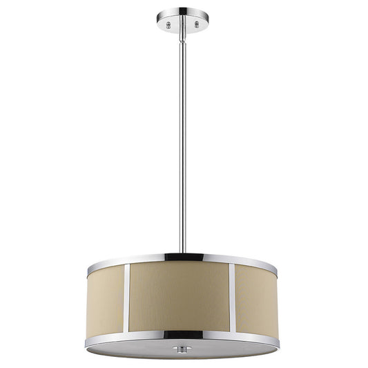 Butler 2-Light Chrome Pendant
