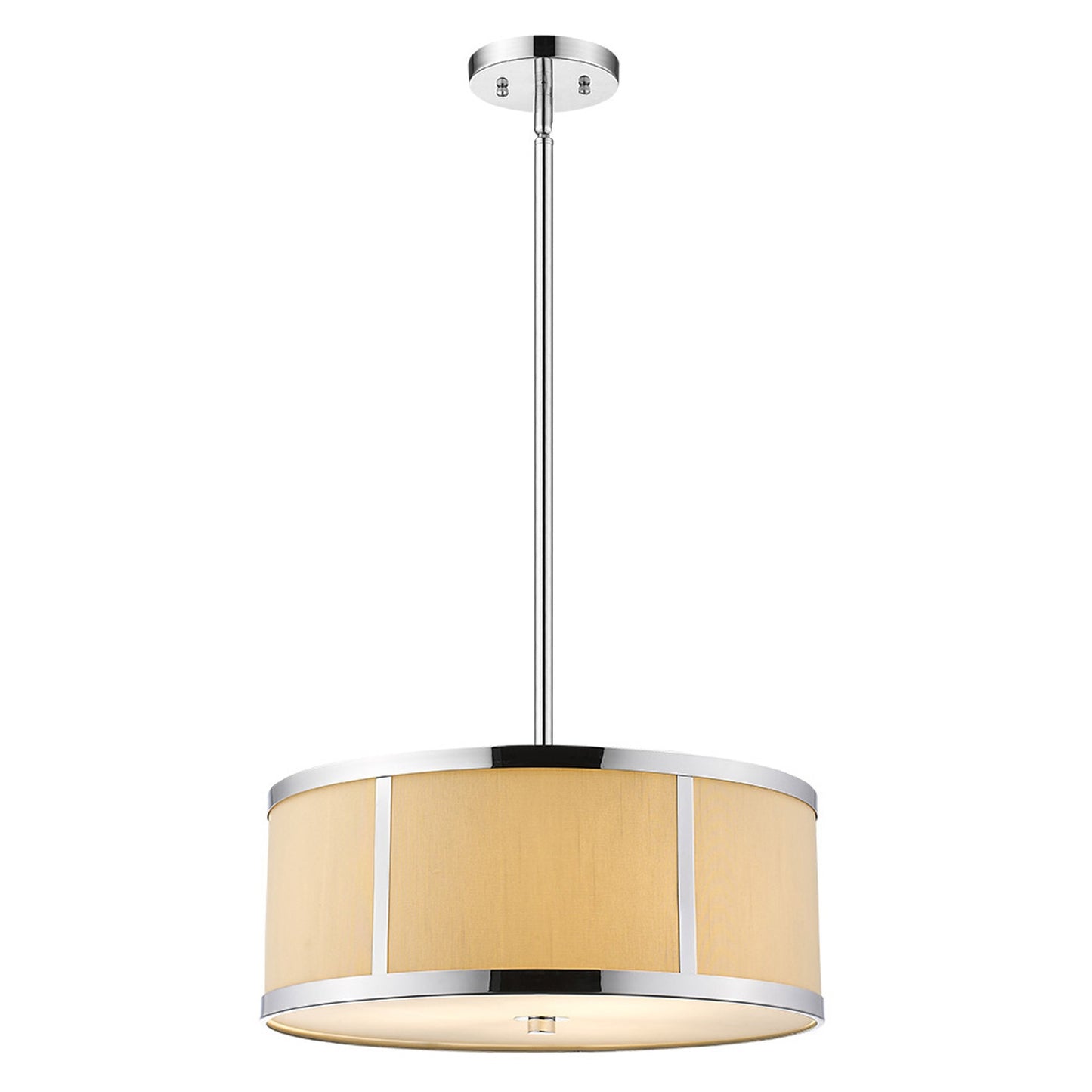 Butler 2-Light Chrome Pendant