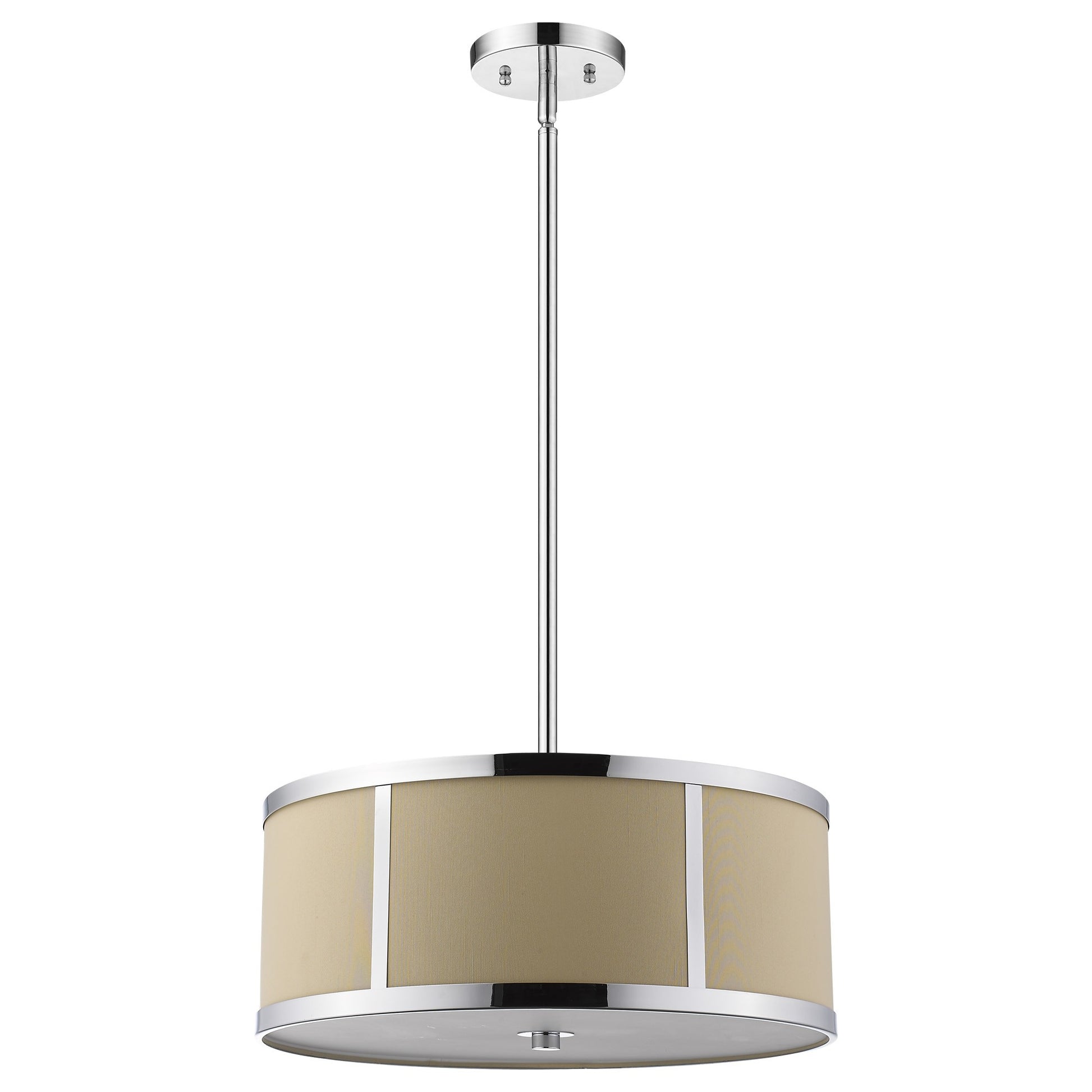 Butler 3-Light Chrome Pendant