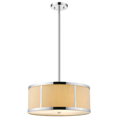 Butler 3-Light Chrome Pendant