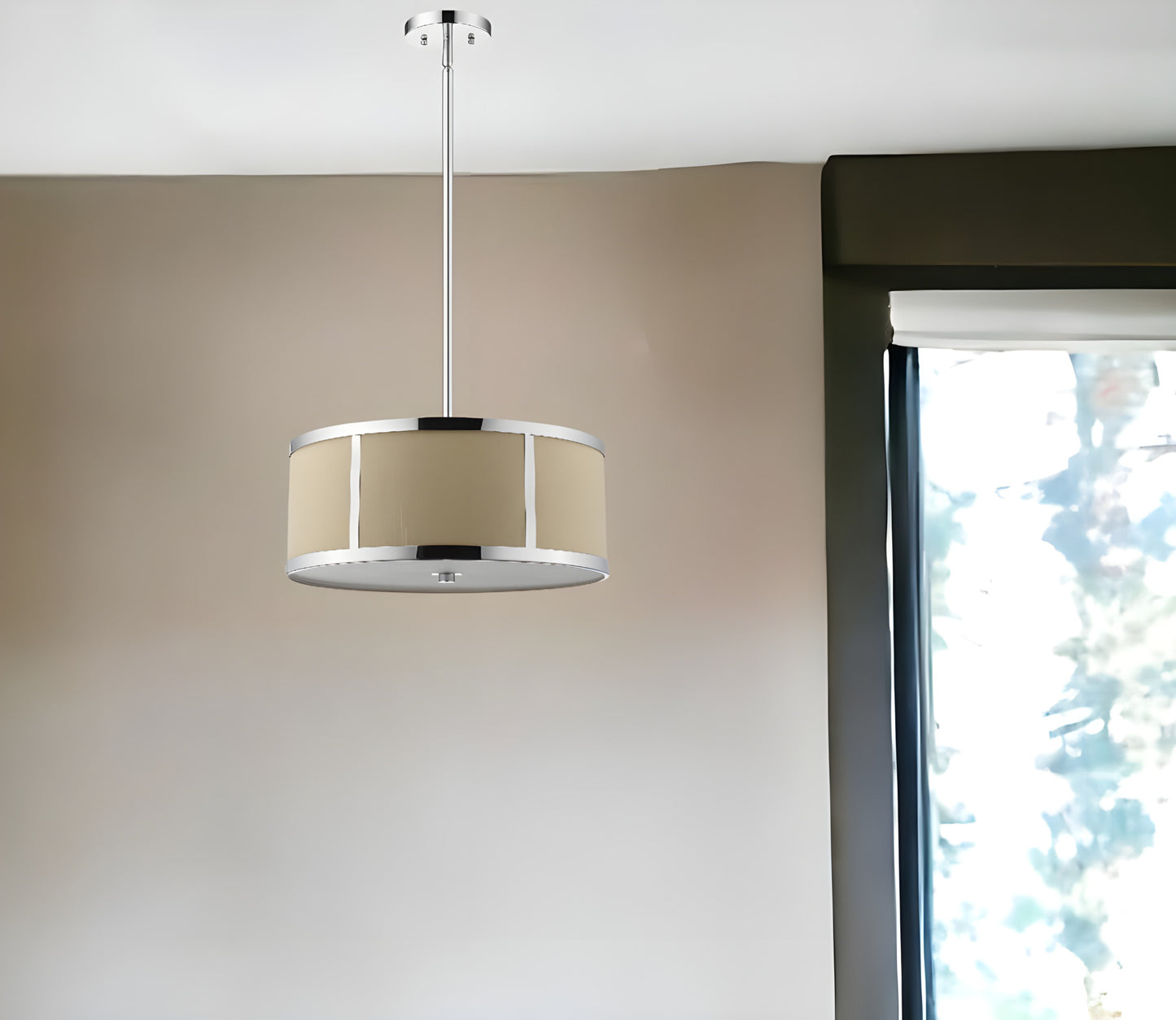 Butler 3-Light Chrome Pendant