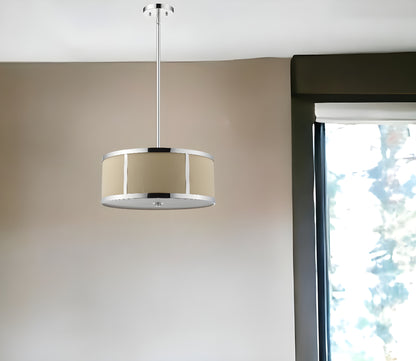 Butler 3-Light Chrome Pendant