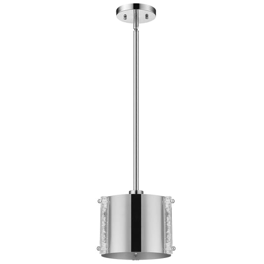 Zoom 1-Light Stainless Steel Pendant
