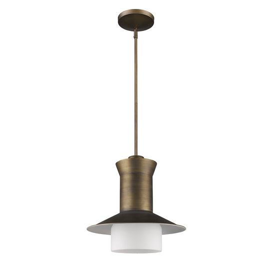 Greta 1-Light Raw Brass Pendant