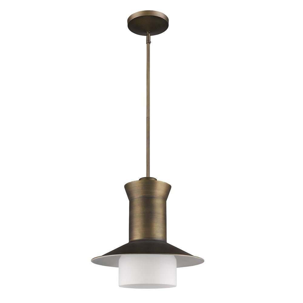 Greta 1-Light Raw Brass Pendant