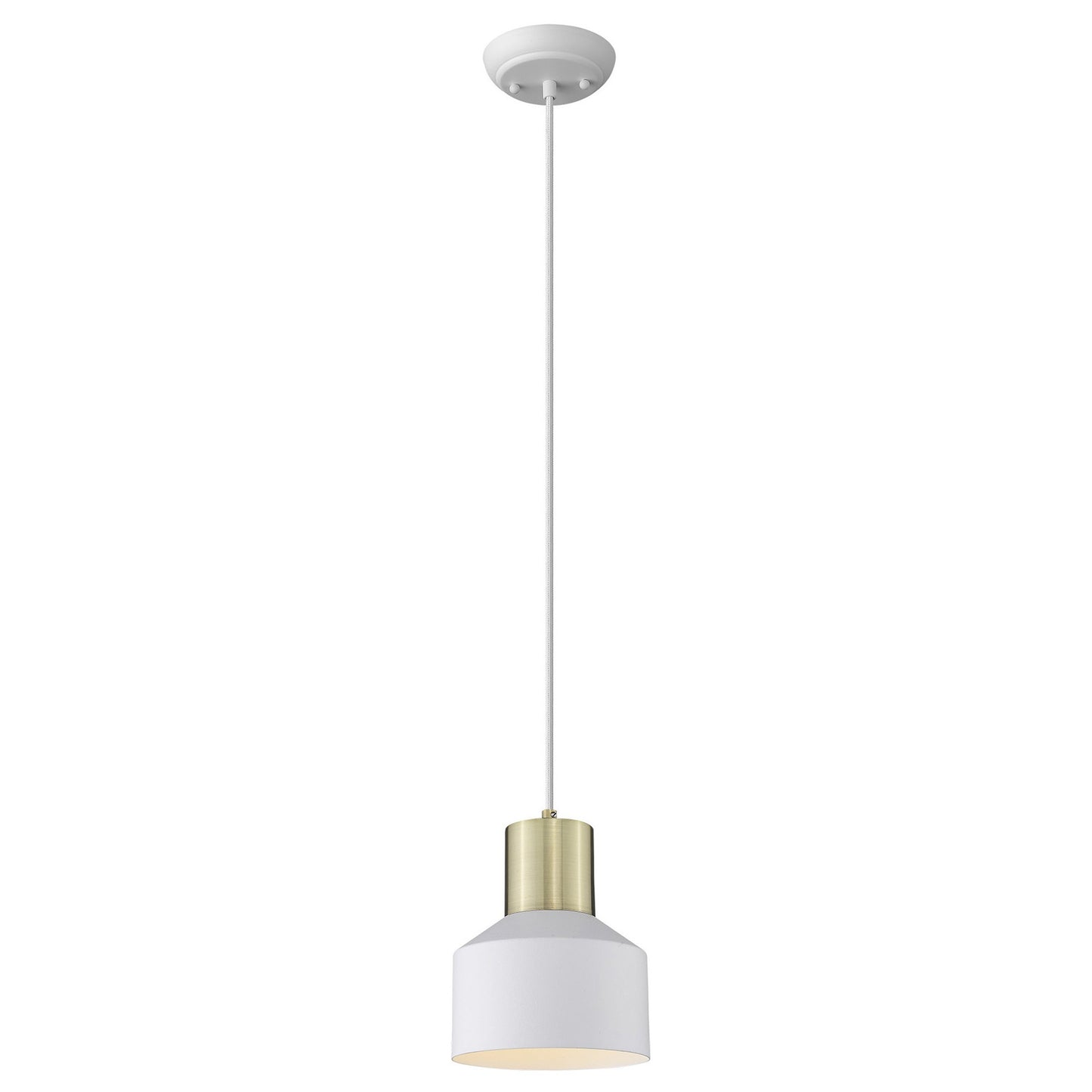 White & Gold Pendant Hanging Light