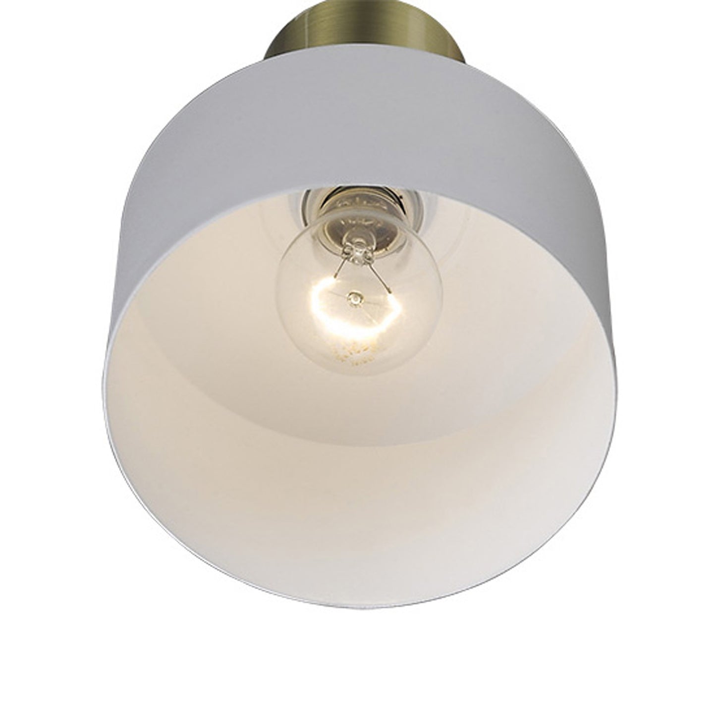 White & Gold Pendant Hanging Light