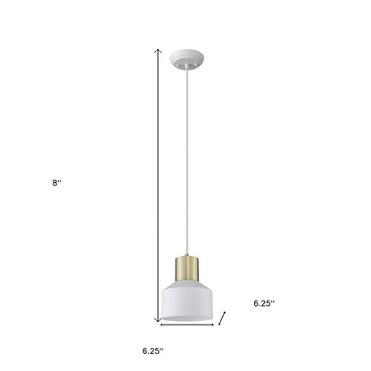 White & Gold Pendant Hanging Light