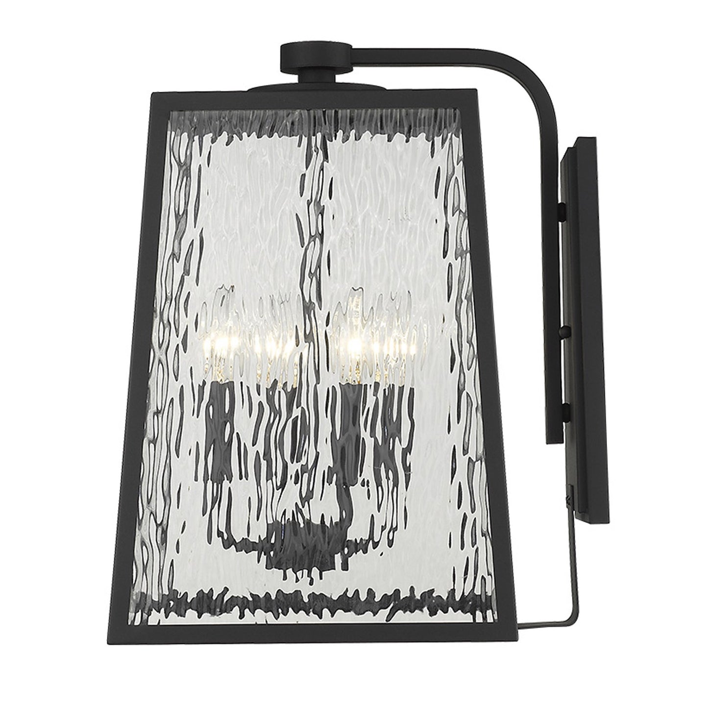 Hirche 4-Light Matte Black Wall Sconce