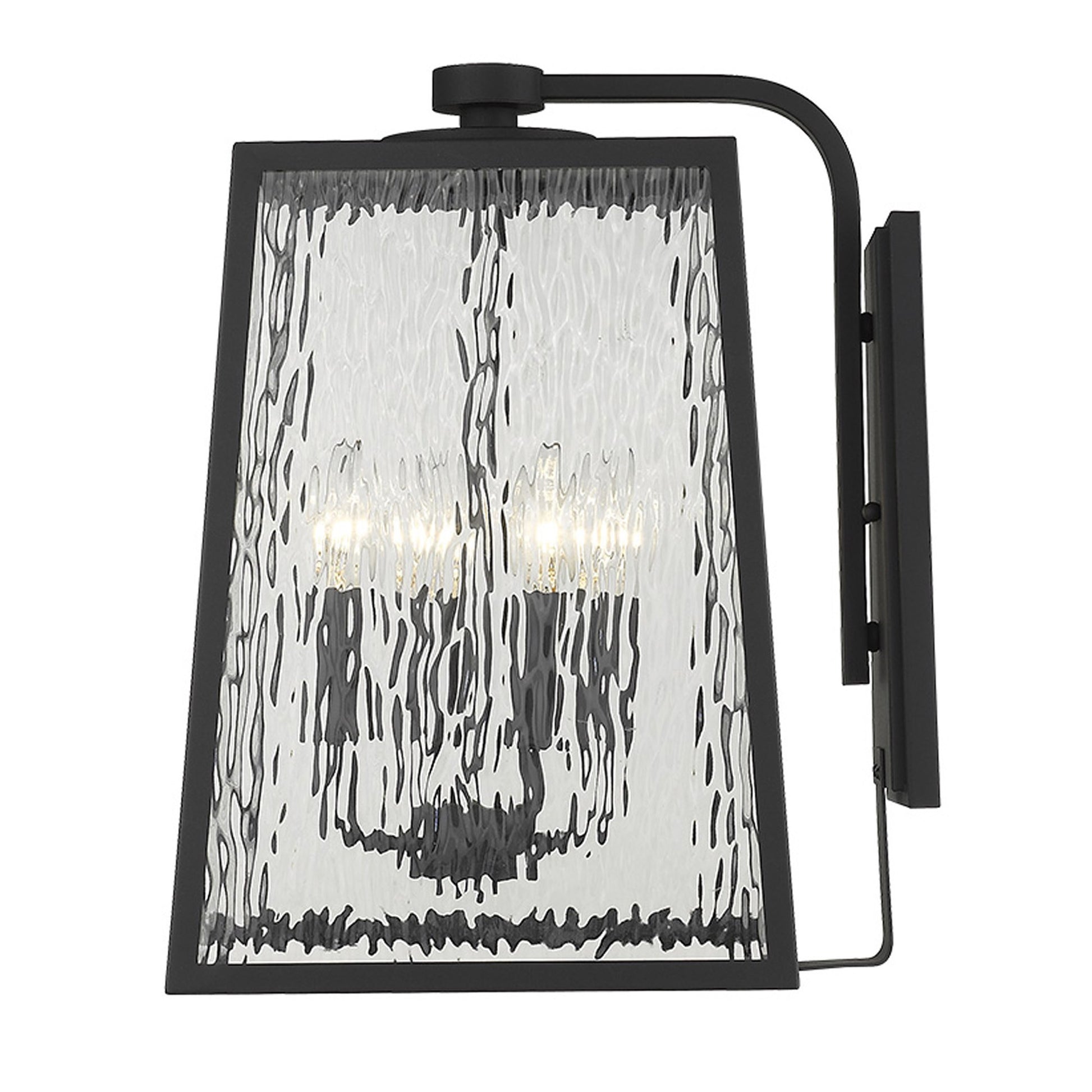 Hirche 4-Light Matte Black Wall Sconce