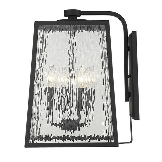 Hirche 4-Light Matte Black Wall Sconce