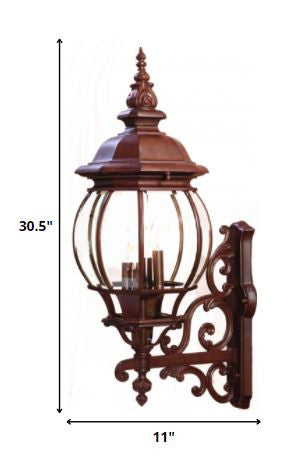 Chateau 4-Light BurWalnut Wall Light