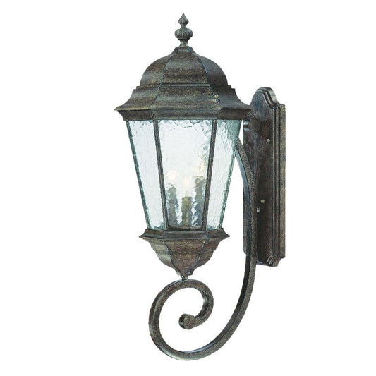 Telfair 3-Light Black Coral Wall Sconce