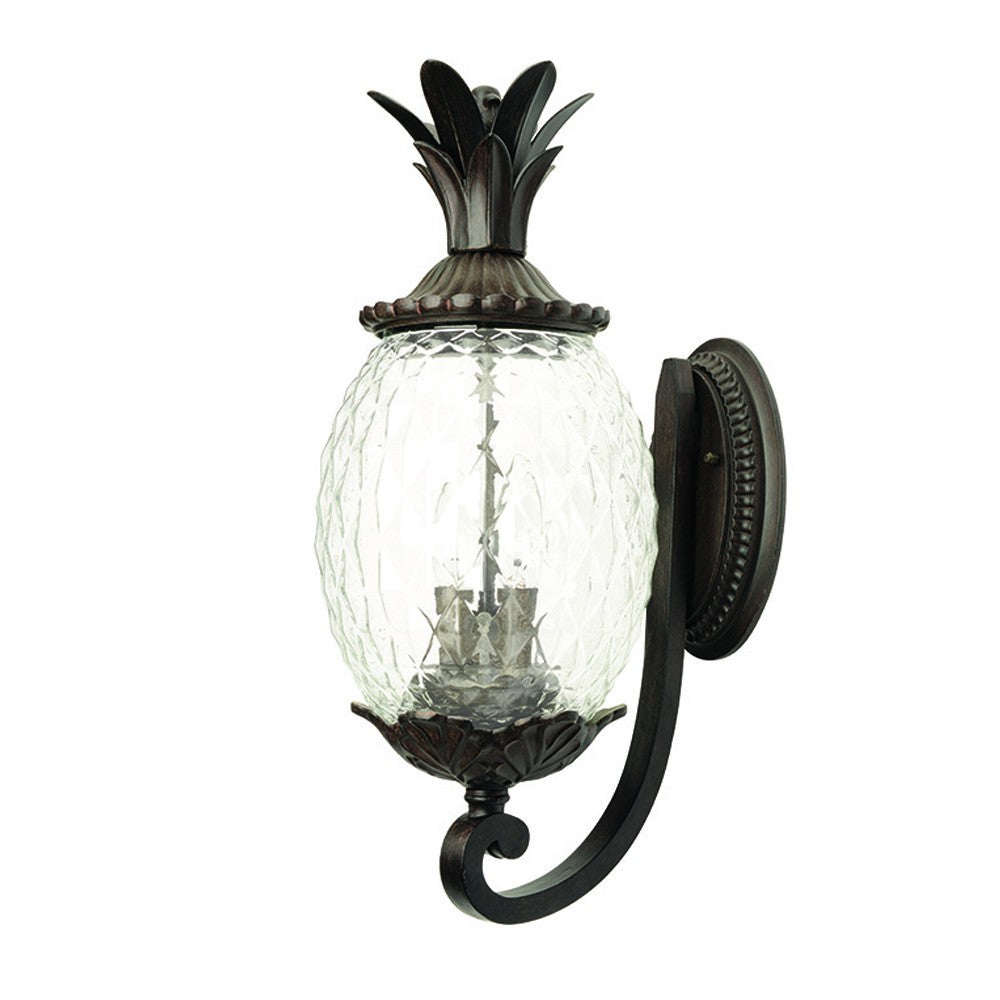 Lanai 3-Light Black Coral Wall Sconce