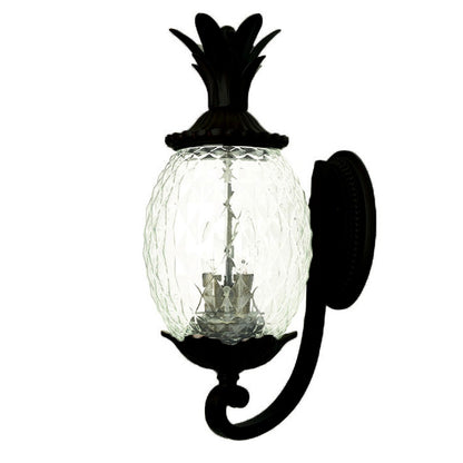 Lanai 3-Light Matte Black Wall Sconce