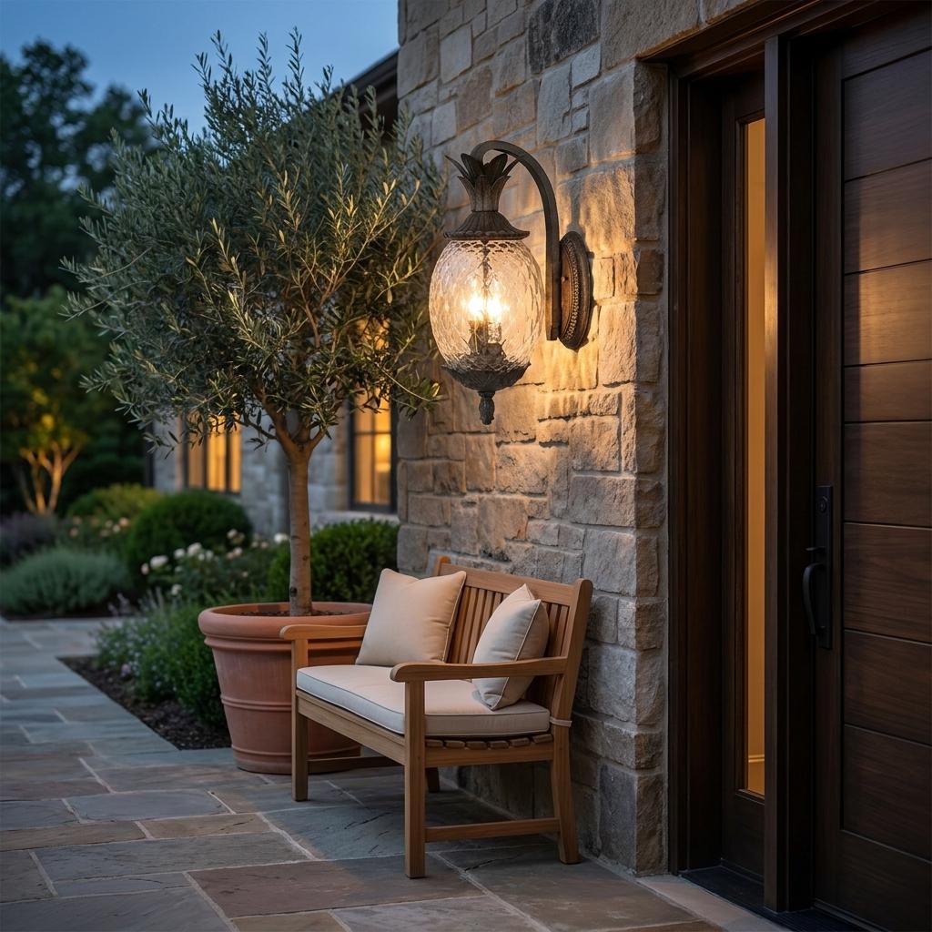 Lanai 3-Light Black Coral Wall Light