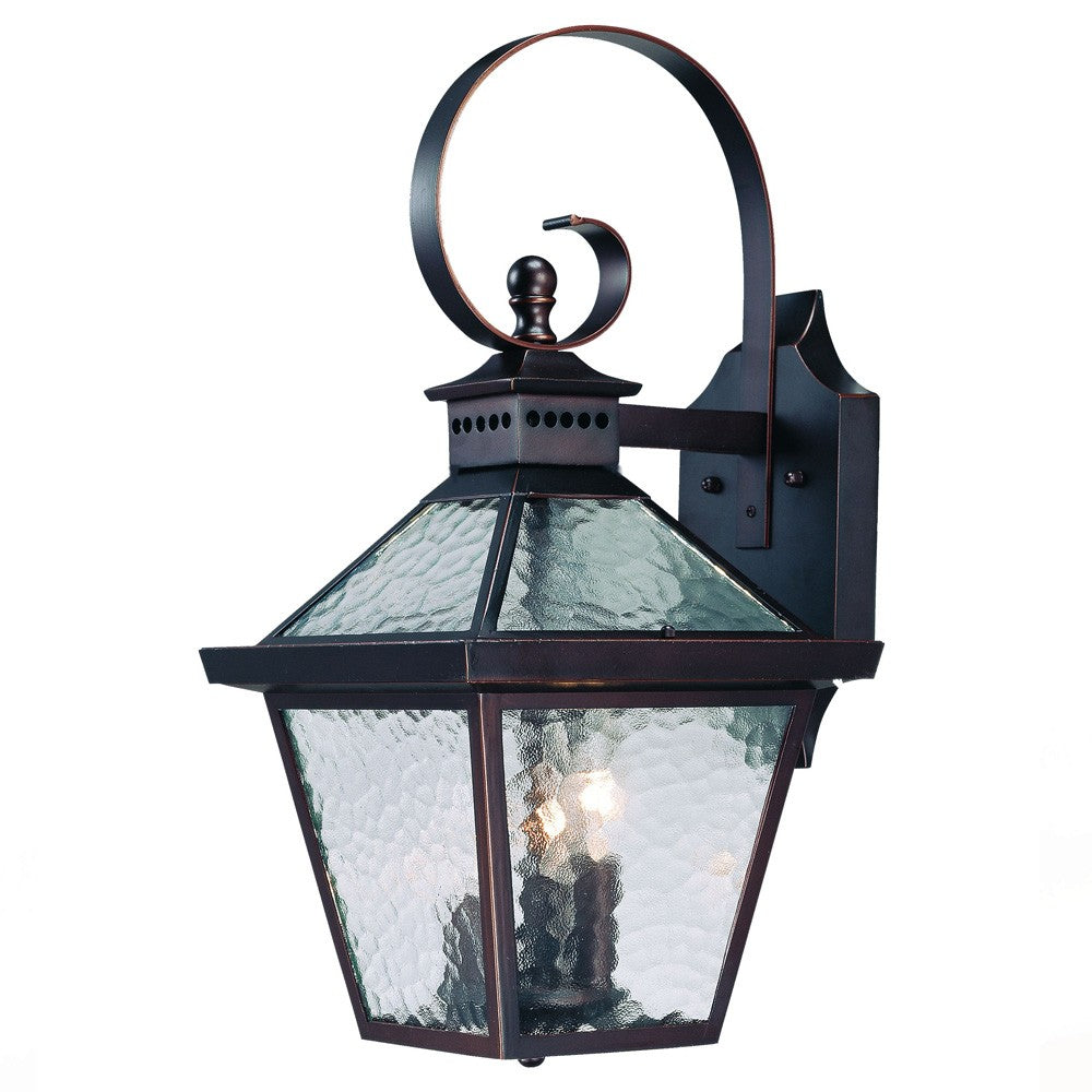 Bay Street 3-Light Architectural Bronze Wall Sconce