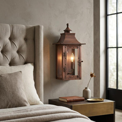 St. Charles 2-Light Acopper Patina Wall Light