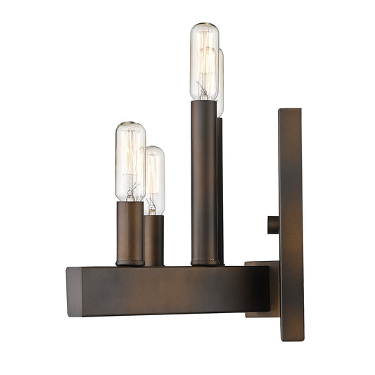 Four Light Bronze Vintage Wall Sconce