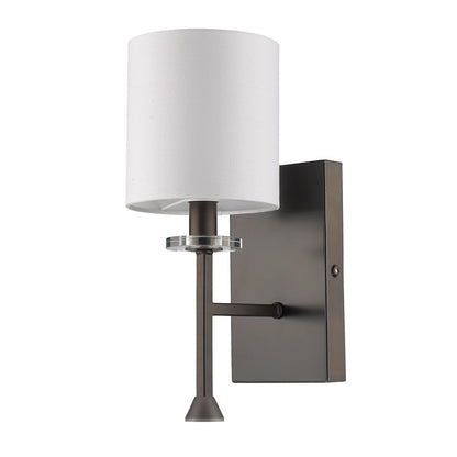 Minimalist Bronze Wall Sconce w/ Shade
