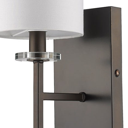 Minimalist Bronze Wall Sconce w/ Shade