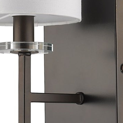 Minimalist Bronze Wall Sconce w/ Shade