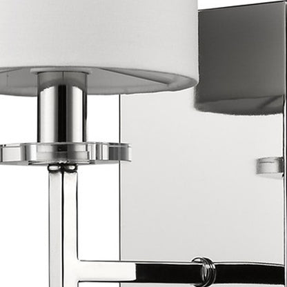 Minimalist Silver Wall Sconce w/ Shade